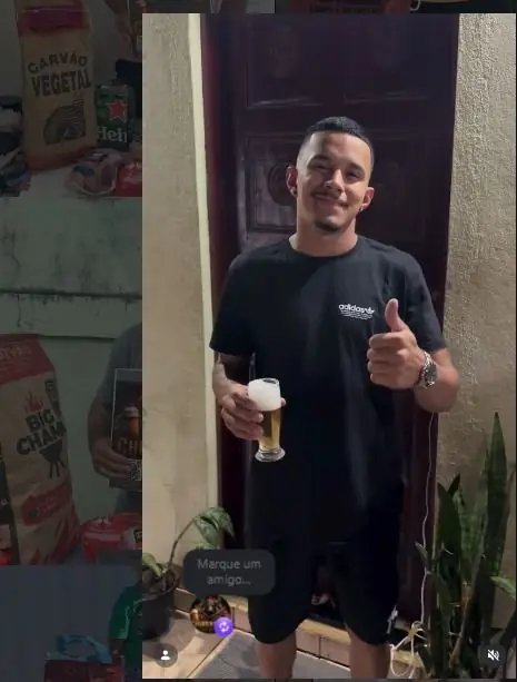 @felipevieira_10 com o kit, em Cachoeira de Minas