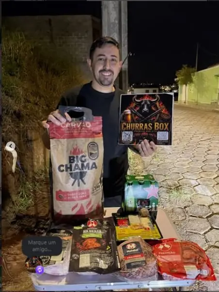 @josebielfaria com o kit, em Cachoeira de Minas